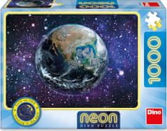Dino Puzzle Planet Zemlja NEON - 1000 kosov
