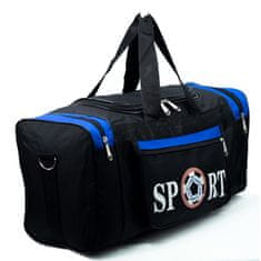 Dollcini Dollcini, Football Sports Travel bag, black/blue