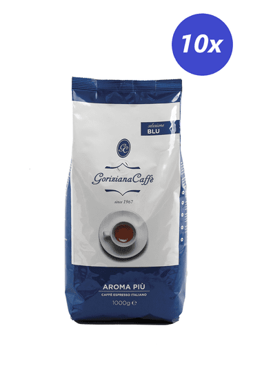 GORIZIANA Kava v zrnu, AROMA PIÙ SELEZIONE BLU 10x 1 kg