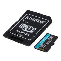 Kingston Pomnilniška kartica Kingston microSDXC 64GB SDCG3/64GB