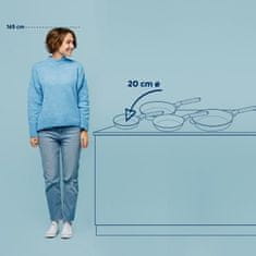 Kela Ponev Vitana iz litega aluminija sive barve 20 x 5 cm KL-10083