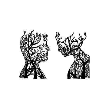 Wallity Dekorativni kovinski stenski pripomoček