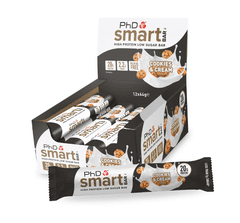 PhD Nutrition Smart Bar 12×64g, Piškotki & krema