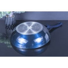 Berlingerhaus Wok z marmornato površino 28 cm Metallic Line Aquamarine Edition BH-1875
