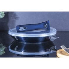 Berlingerhaus Ponev s snemljivim ročajem in pokrovom 24 cm Aquamarine Metallic Line BH-7155