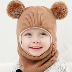 Sofistar Otroška zimska kapa, rjava