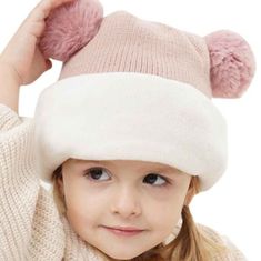 Sofistar Otroška zimska kapa, roza