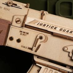 Robotime 3D lesena mehanska sestavljanka Napadalna puška AK-47