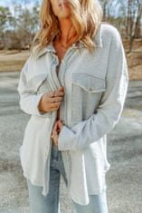 OMG! Ženska srajčna jakna Behold siva L