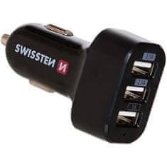 SWISSTEN Adapter CL 3x USB 5,2A