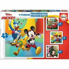 Educa Sestavljanka Puzzle Educa Mickey & Friends (25 + 20 + 16 + 12 pcs)
