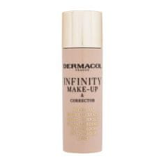 Dermacol Infinity Make-Up & Corrector visoko prekriven puder in korektor 2v1 20 g Odtenek 03 sand