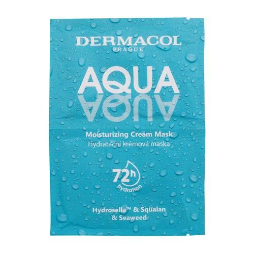 Dermacol Aqua Moisturising Cream Mask vlažilna kremna maska za obraz 2x8 ml za ženske