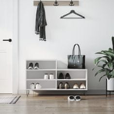 Vidaxl Omarica za čevlje bela 102x36x60 cm inženirski les