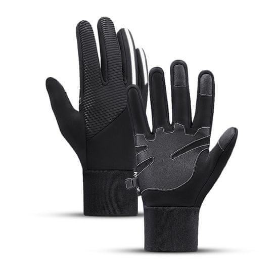 MG Non-slip rokavice za zaslone na dotik M, črna