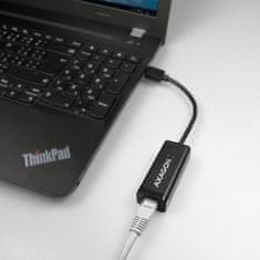 AXAGON ADE-SR, USB-A 3.2 Gen 1 - Gigabitna ethernetna omrežna kartica, samodejna namestitev, črna