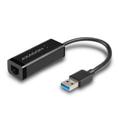 AXAGON ADE-SR, USB-A 3.2 Gen 1 - Gigabitna ethernetna omrežna kartica, samodejna namestitev, črna