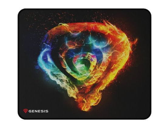 Genesis igralna podloga za miško CARBON 500 M FIRE G2 300x250 mm