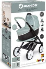 Smoby Kombinirani voziček za lutke Maxi Cosi zeleno-siv