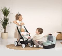 Smoby Kombinirani voziček za lutke Maxi Cosi zeleno-siv
