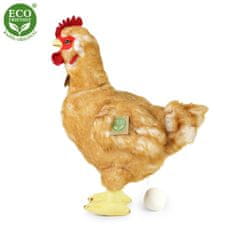 Rappa Plišasta kokoš 33 cm z jajcem ECO-FRIENDLY