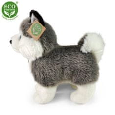 Rappa Polnjeni pes husky stoječi 23 cm EKOLOŠKO PRIJAZNO