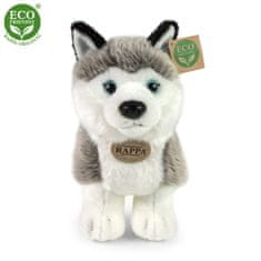 Rappa Polnjeni pes husky stoječi 23 cm EKOLOŠKO PRIJAZNO