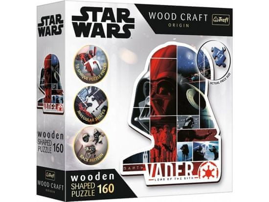Trefl Puzzle Wood Craft Origin Vojna zvezd: Darth Vader 160 kosov