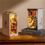 Robotime Igrača Bookstop miniaturna hiška Sončno mesto