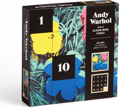 Galison Andy Warhol drsna lesena sestavljanka: (16 kosov)