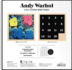 Galison Andy Warhol drsna lesena sestavljanka: (16 kosov)