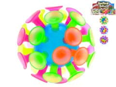 10 cm žoga s sesalci - mešanica barv (modra, roza, zelena, vijolična)