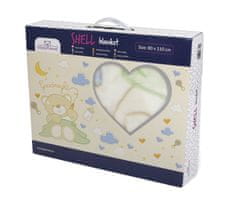 BabyMatex odejica Shell beige 80x100 cm