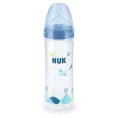 Nuk Otroška steklenička LOVE 250 ml, 6-18 m modra