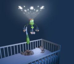 Chicco Vrtiljak nad otroško posteljico s projektorjem Čebelji panj