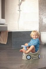 BIG Igrača Potty z volanom sive barve