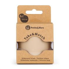 Petite&Mars PETITE&amp;MARS Silikonski lonček Take&amp;Match Desert Sand 6m+