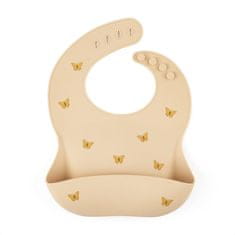 Petite&Mars PETITE&amp;MARS Silikonski slinček Take&amp;Match Sand Butterflies 6m+