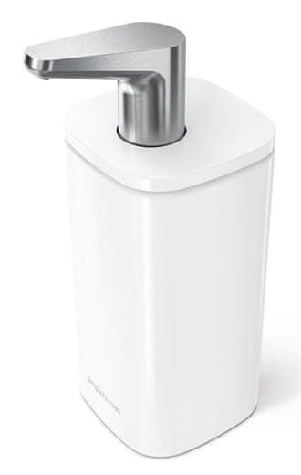 Simplehuman Dozator za milo in razkužilo Pulse - 295 ml, belo jeklo