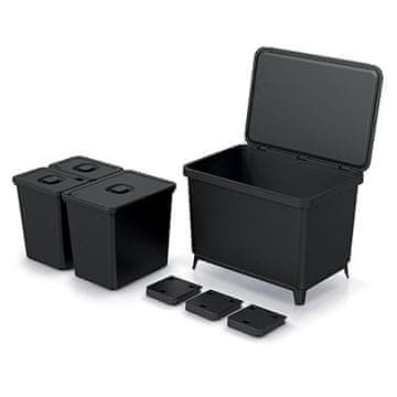 Koš za odpadke SYSTEMA NKS60W3 črn