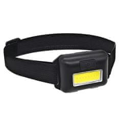 shumee mini naglavna svetilka - COB 3xAAA, 3 načini delovanja