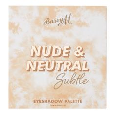 Barry M Nude & Neutral Subtle paletka visoko pigmentiranih senčil za oči 13.5 g