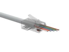 Solarix Konektor SXRJ45-6-UTP-EASY Univerzalni, RJ45, CAT6 UTP, 8p8c za žice in rise