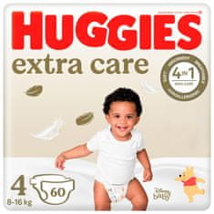 Huggies HUGGIES Extra Care plenice za enkratno uporabo 4 (8-14 kg) 60 kosov