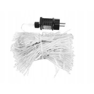 Northix Svetlobna zavesa - hladno bela svetloba - LED