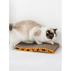 Purlov 3v1 praskalnik za mačke, ležišče + mačja meta, 43 x 22,5 x 4 cm