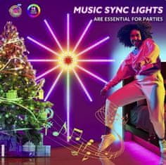 HOME & MARKER® LED luči, Barvne luči, Utripajoče luči, Učinek ognjemeta, Daljinsko upravljanje | MAGICLIGHTS