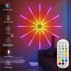 HOME & MARKER® LED luči, Barvne luči, Utripajoče luči, Učinek ognjemeta, Daljinsko upravljanje | MAGICLIGHTS