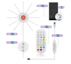 HOME & MARKER® LED luči, Barvne luči, Utripajoče luči, Učinek ognjemeta, Daljinsko upravljanje | MAGICLIGHTS