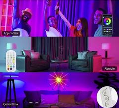 HOME & MARKER® Barvite LED luči z motivom ognjemeta | MAGICLIGHTS